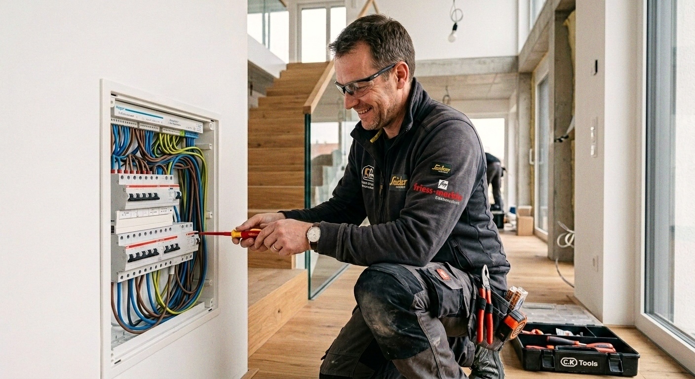 Friess + Merkle Elektrotechnik bei der Arbeit